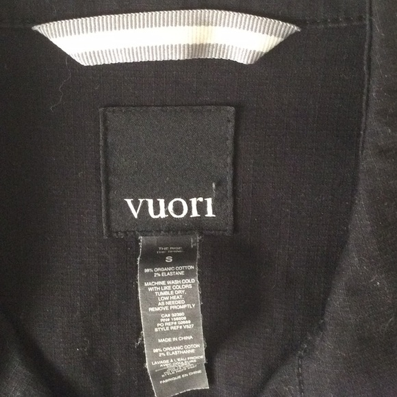 Vuori Rip Stop Lightweight Jacket - Black - Small - Picture 3 of 6